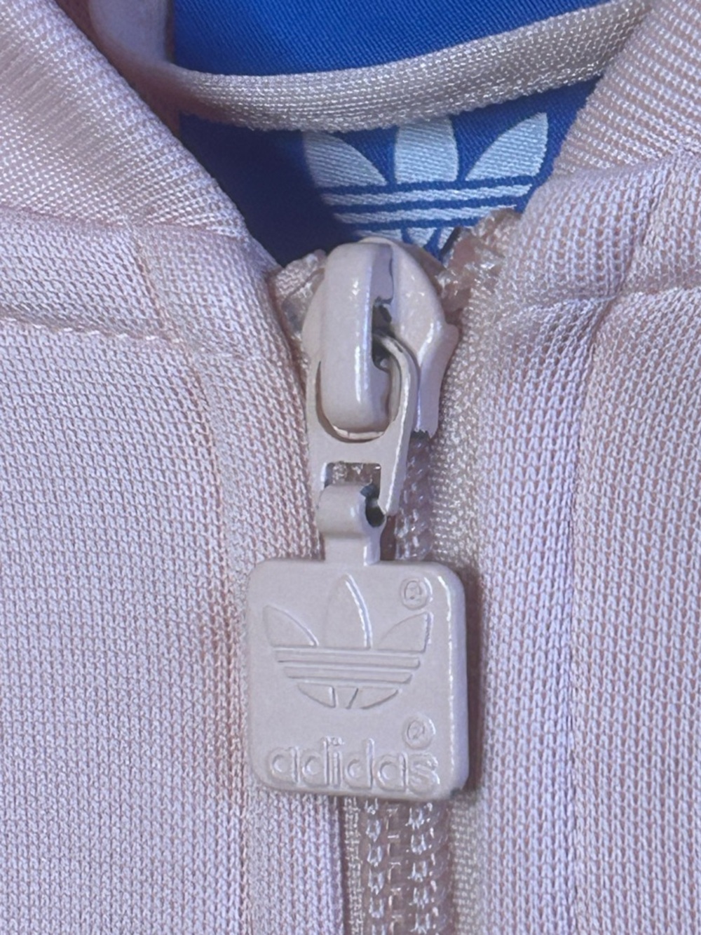 Adidas Pale Pink Tracksuit Jacket - Picture 6 of 7